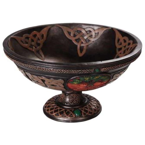 Tree Of Life Offering Bowl Wicca Witchcraft Pagan Altar Bowl