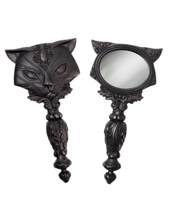 Sacred Black Cat Mirror