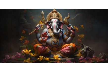 ganesha the elephant headed hindu god