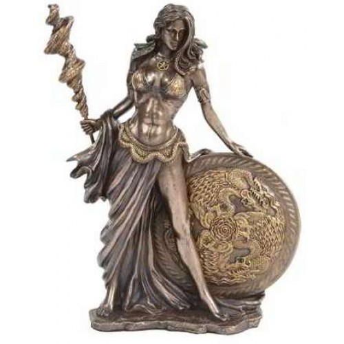 Frigga Norse Goddess Bronze Statue by Derek W Frost ...