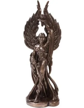 Morrigan Bronze Resin 12 1/4 Inch Statue