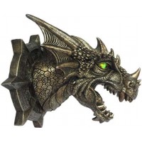 Trophy Dragon Head LED Wall Plaque