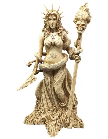 Hecate Greek Goddess of the Underworld Resin Statue