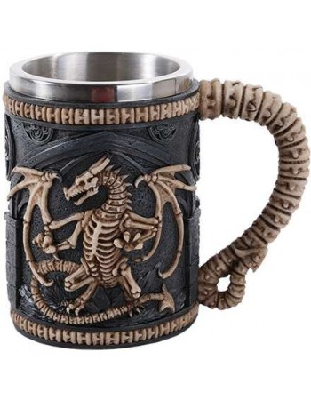 Skeleton Dragon Drinking Mug