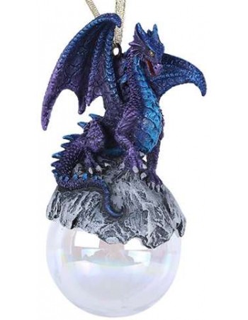 Purple Talisman Dragon Ornament