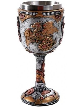 Steampunk Dragon Goblet