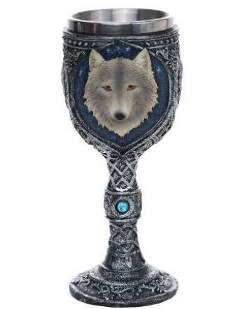 Wolf Spirit Wine Goblet