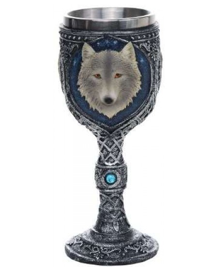 Wolf Spirit Wine Goblet