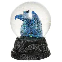 Quicksilver Blue Dragon Water Globe