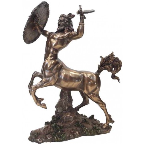 Greek Mythological Vintage Brass Centaur Man Horse Sculpture #38070