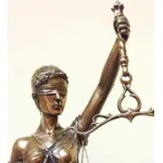 Lady Justice 31 Inch Statue in Bronze Resin