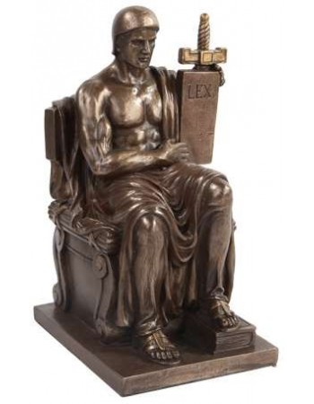 Authority of Law Bronze Resin Statue