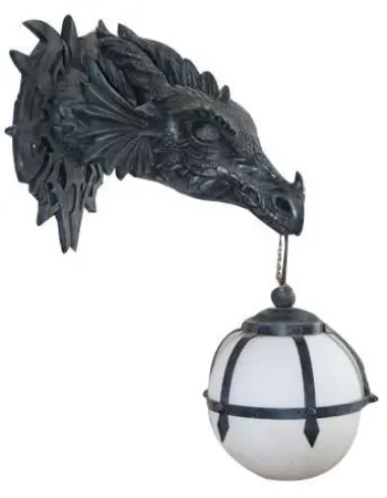 Marshgate Castle Dragon Wall Sconce