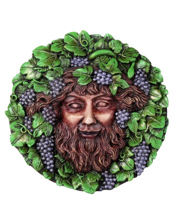 Bacchus Wall Plaque by Oberon Zell