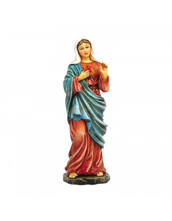 Sacred Heart of Mary Small Christian Statue