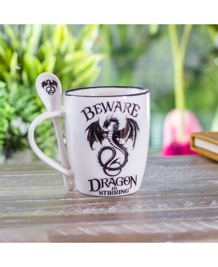 Dragon is Stirring Mug and Spoon Set