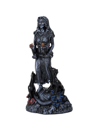 Hecate Greek Goddess of the Underworld Bronze Resin Statue