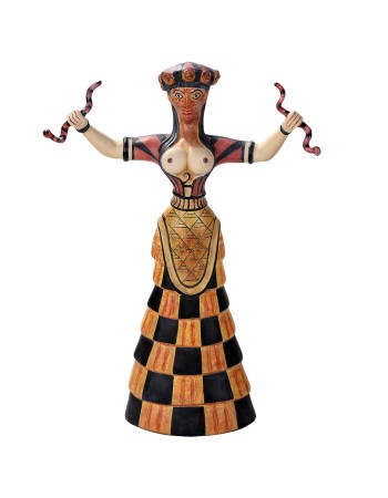 Cretan Snake Goddess Statue