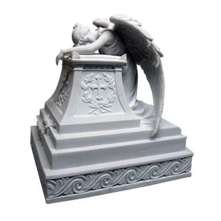 Mourning Angel Memorial Urn - Funeral Urn for Ashes, Cremation Urn