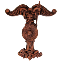 Irminsul Wood Finish Norse Plaque