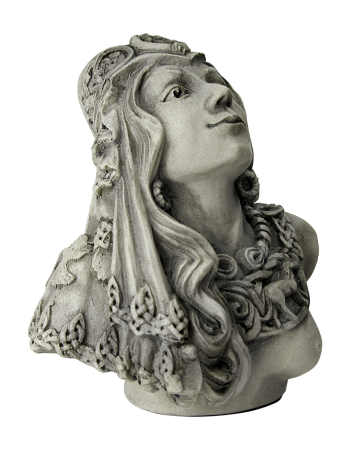 Rhiannon Celtic Goddess Stone Finish Statue