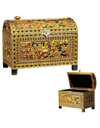 King Tut Hunting Scene Chest