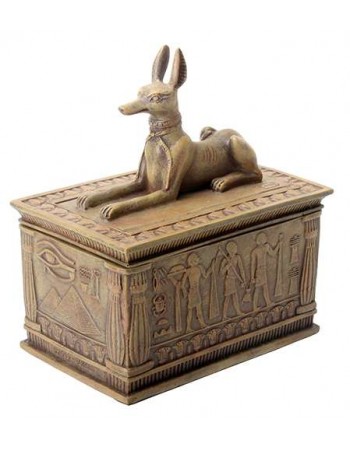 Anubis Sandstone Color Resin 5 Inch Box