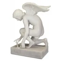 Cupid with Butterfly Chaudet Marble Statue