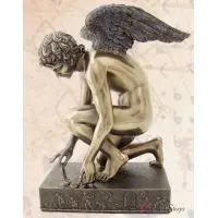 Cupid with Butterfly Chaudet Bronze Statue